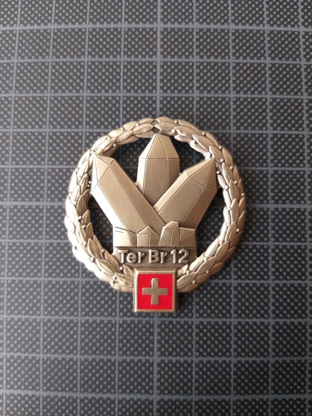 Placchette & Badge: Territorialbrigade 12 – Usato da Bauma venduto da SwissMilitaria