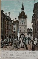 Bern, Käfigturm, Markt, Hundekarren, Sanitätstruppe, 1908