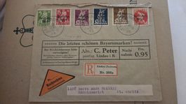 1920 Einschreiben Nachnahme Deutsches Reich
