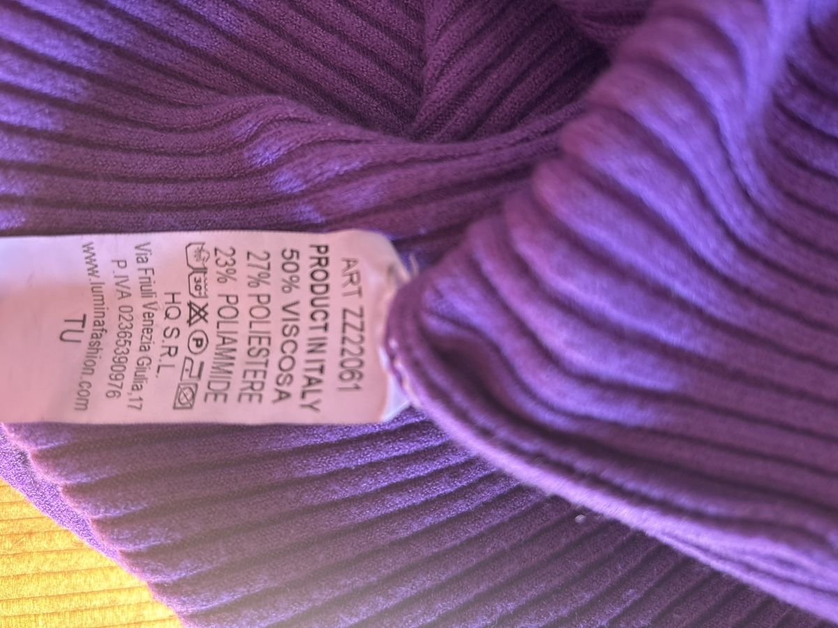 Gonne: Trend Strickrock von Lumina, Lila – Usato da Basel venduto da FannySt 3