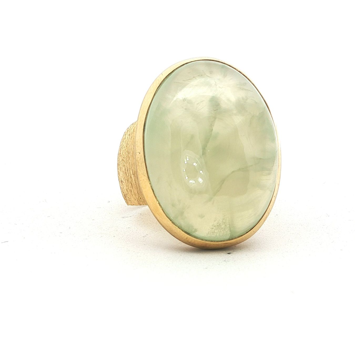 Olga Ribler Anelli: 925 Sterling Silber Ring mit Prehnit Grösse 56 – Nuovo (secondo la descrizione) da Luzern venduto da Schmuckoutlet 3