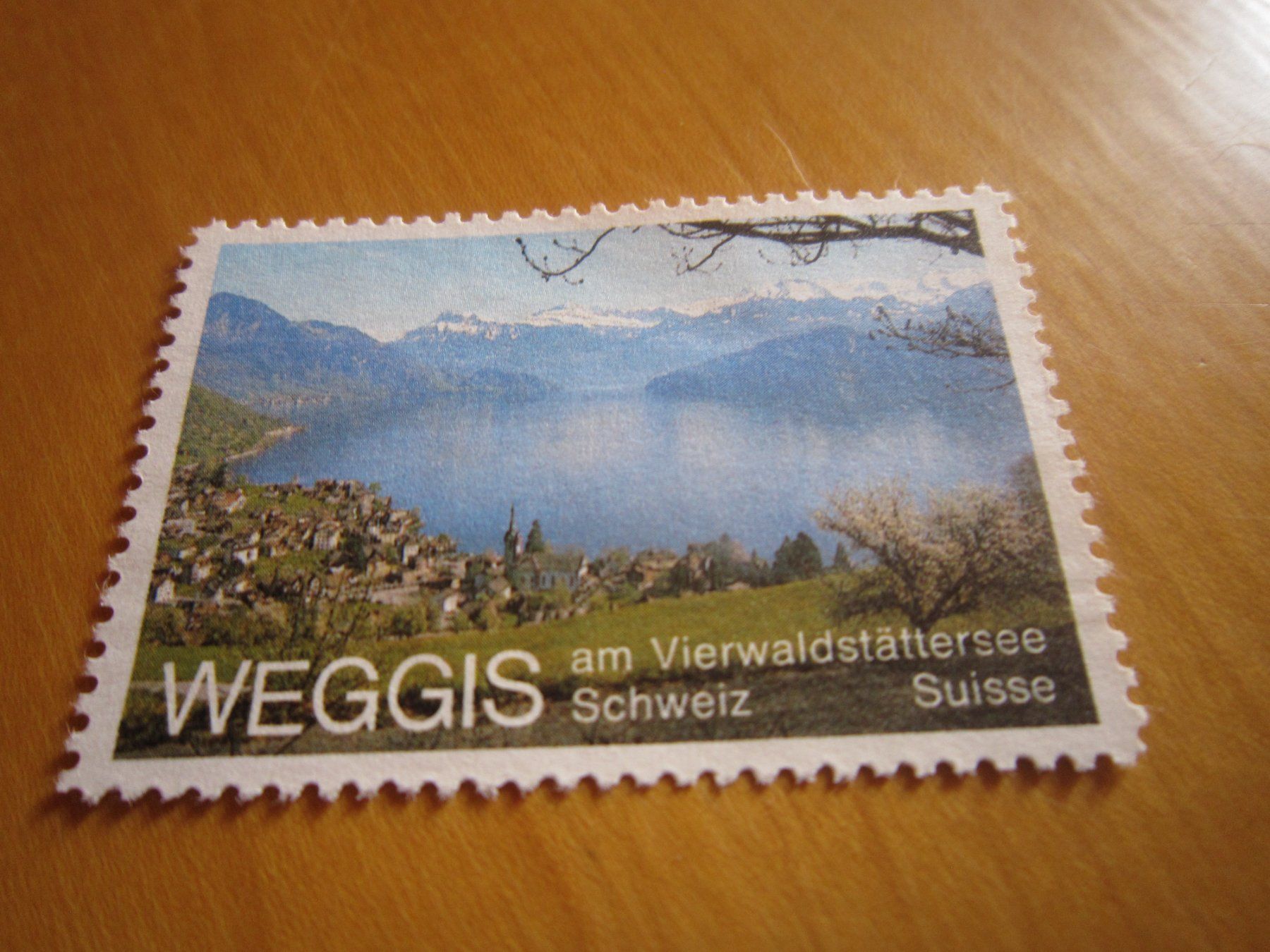 Tous les timbres: Schöne Werbe Briefmarke WEGGIS – D'occasion à Giubiasco par sal_9j6w