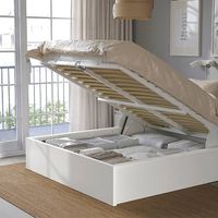 Lit coffee malm ikea 140x200 + matelas simmons