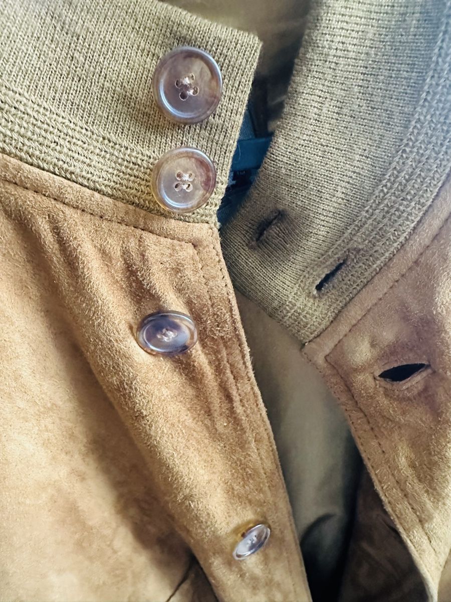 Giacche: Vintage Suede Jacket - Evolution - Size 48 - Stylish! – Usato da Vevey venduto da ledidream 4