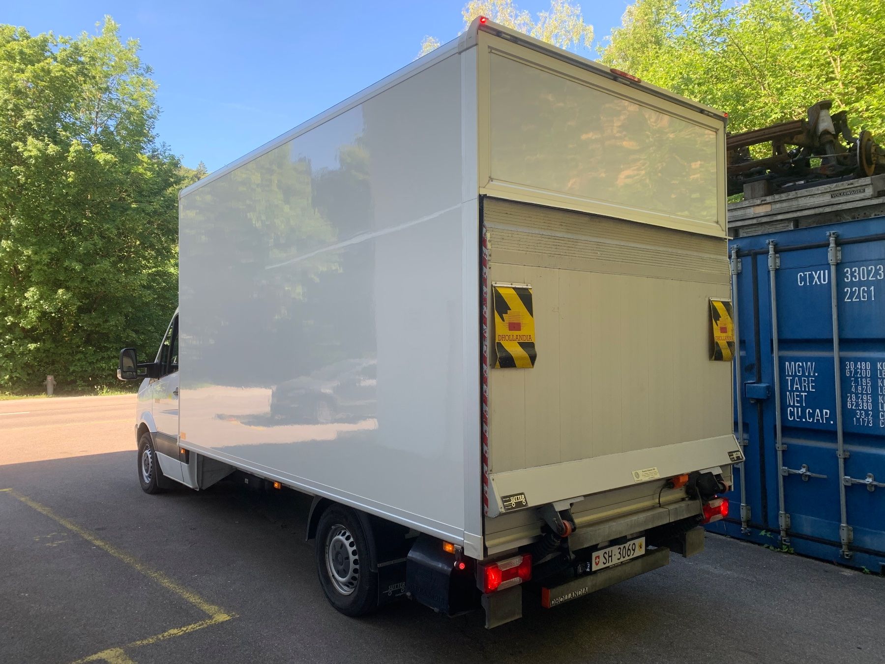 VW Veicoli commerciali: VW Crafter 35 Koffer mit Hebebühne ab MFK – Usato da Schaffhausen venduto da MesicMotors 3