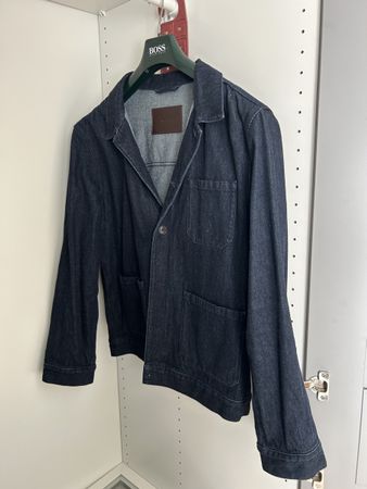 Massimo Dutti Jeansjacke Dunkelblau Grösse L