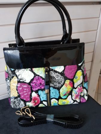 Umhänge - Hand - Tasche Damen, Lackleder, neu