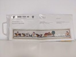 WEB-TEX Wandbehang zum selber Aussticken, rar vintage