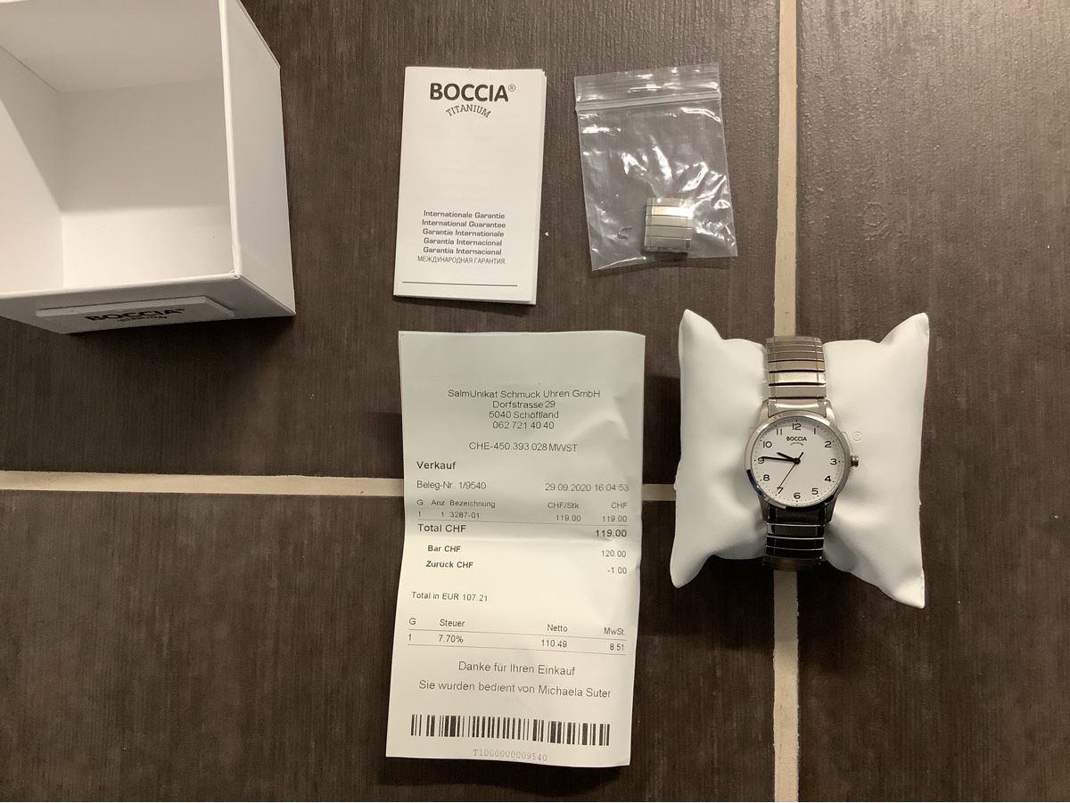 Uhren: Boccia Titanium Damennuhr mit Box – Gebraucht aus Brugg AG von Sweety_pie