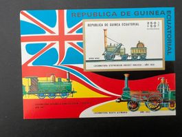 Guinea Ecuatorial 1972 Railways,  Stephenson ** Luxus (D340)
