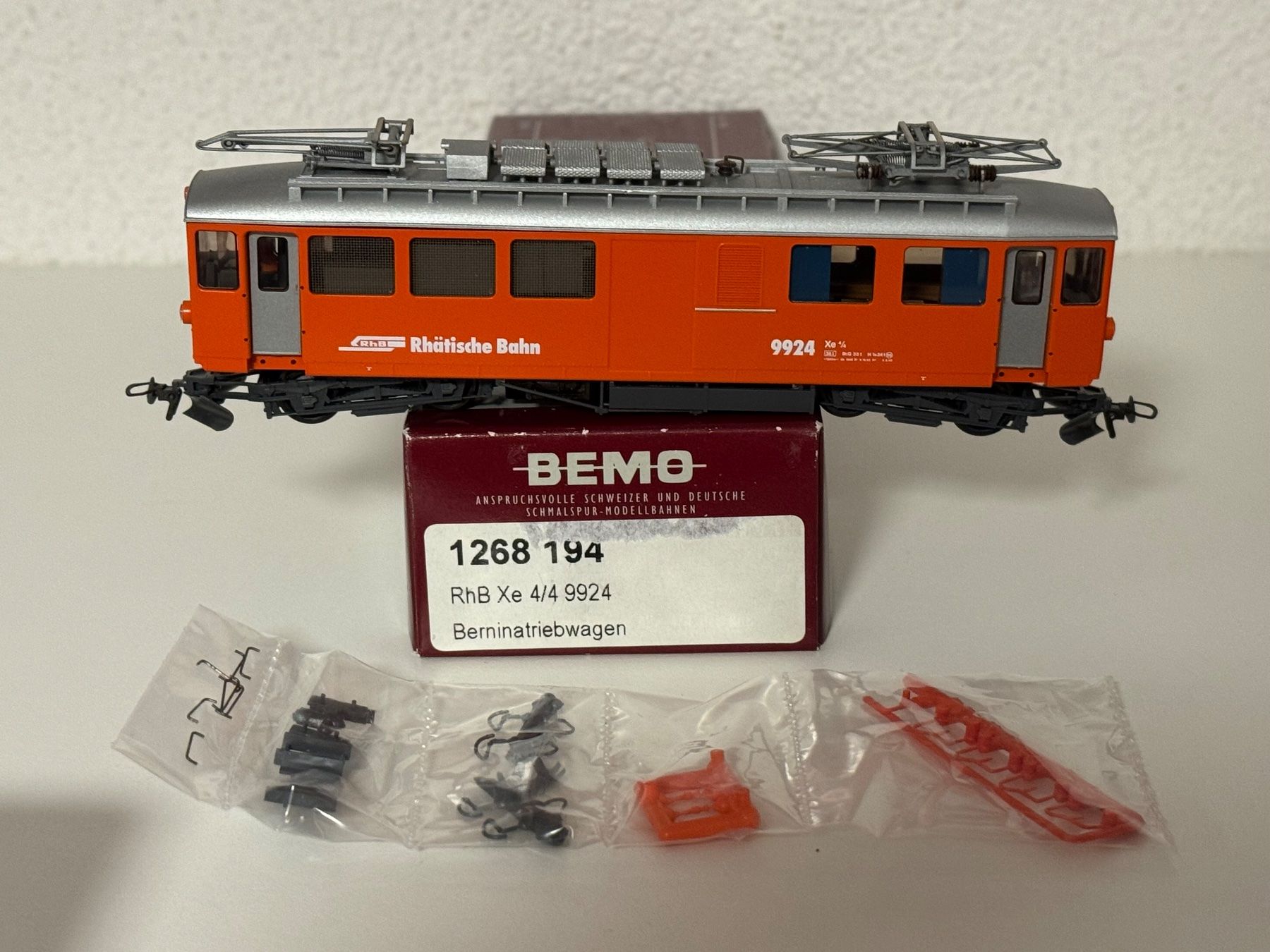 BEMO H0m - CARROZZA RhB A 1268 DI 1^ CLASSE