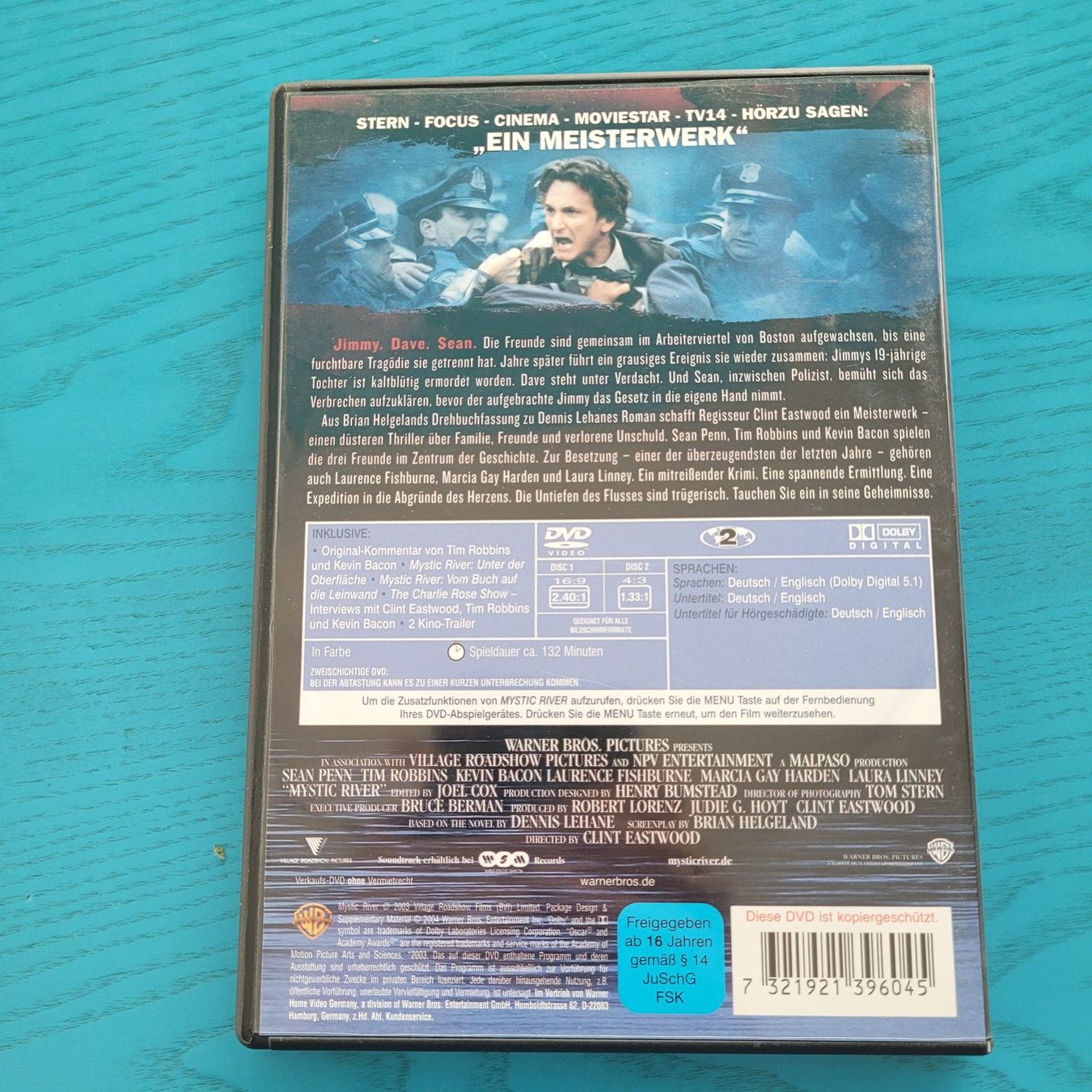 Tutti i DVDs: Mystic River- Sean Penn , Kevin Bacon – Usato da SCHÜBELBACH venduto da CoKaHa 1