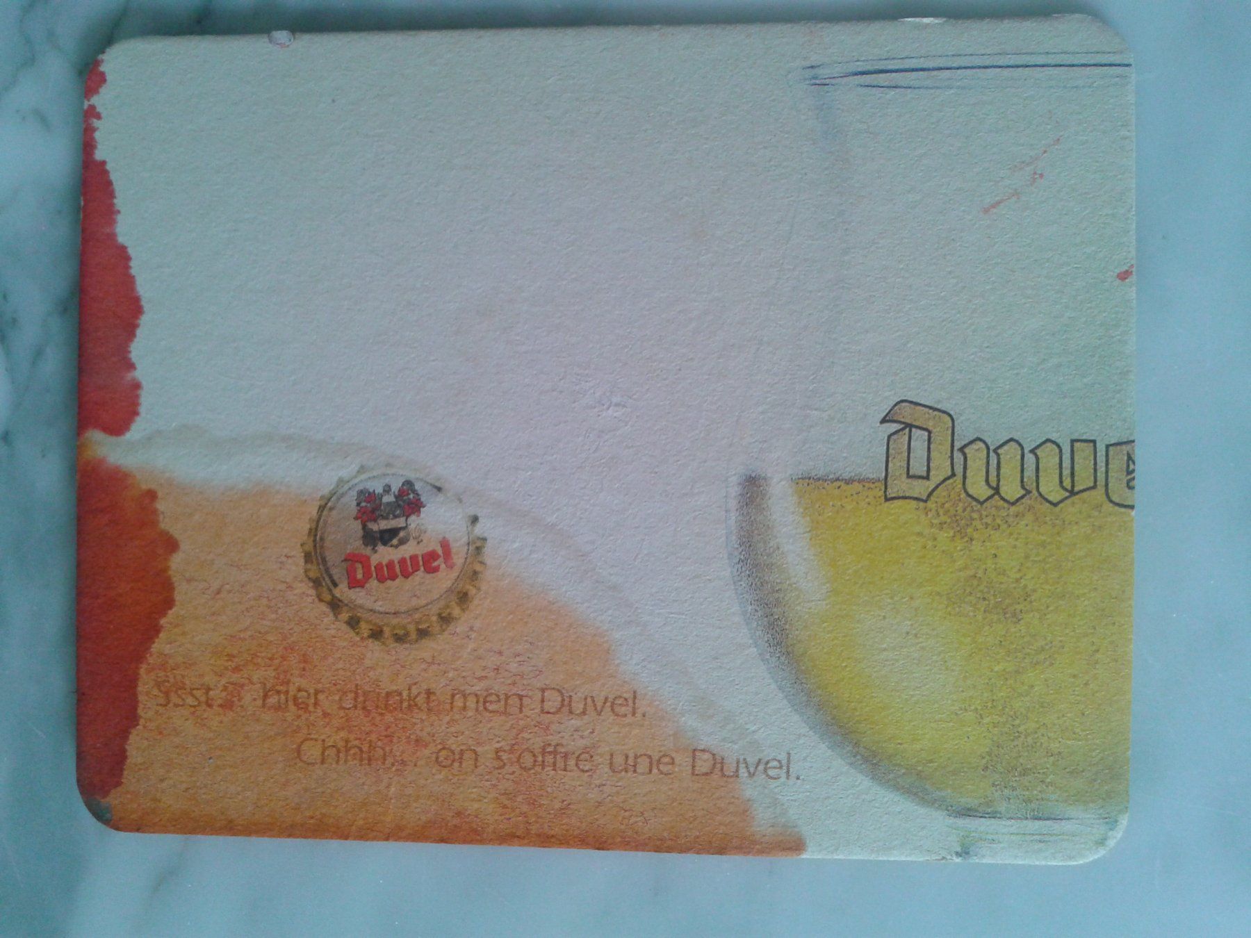 Untersetzer: Kunst auf Bierdeckel Bistro-Szene – Neu (gemäss Beschreibung) aus Camorino von Campellino 2