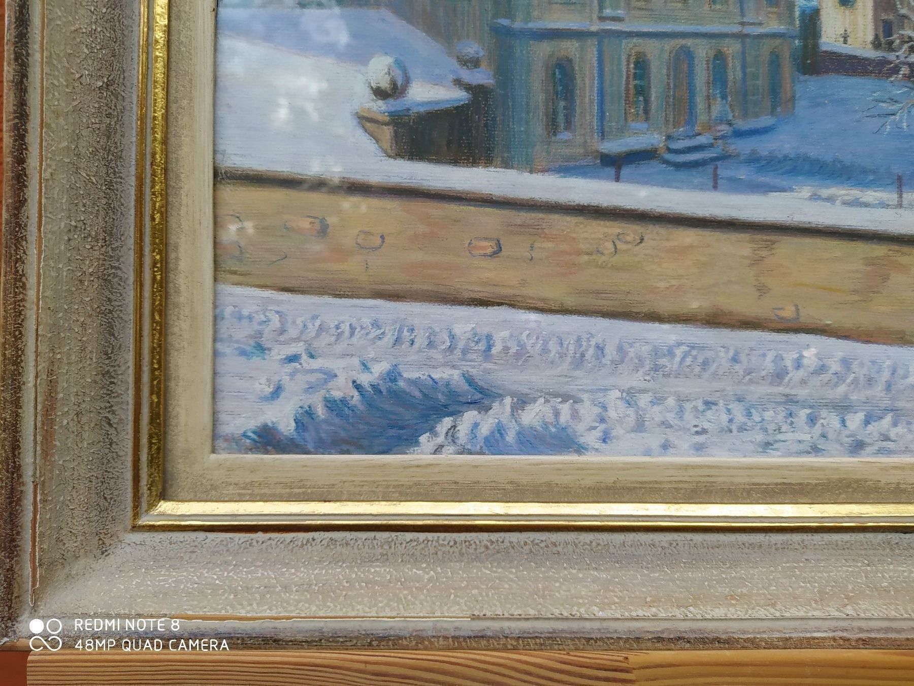 Dipinti: Stadtszene im Winter, signiert datiert. – Usato da Bretzwil venduto da nefith 3