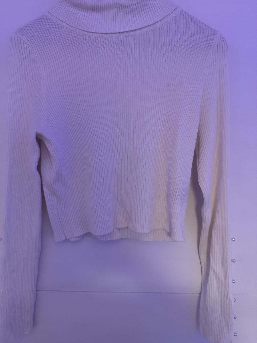 Maglioni & Felpe: Weisser Rollkragenpullover, Grösse M, Top Zustand! – Nuovo (secondo la descrizione) da Hochdorf venduto da a.patricia