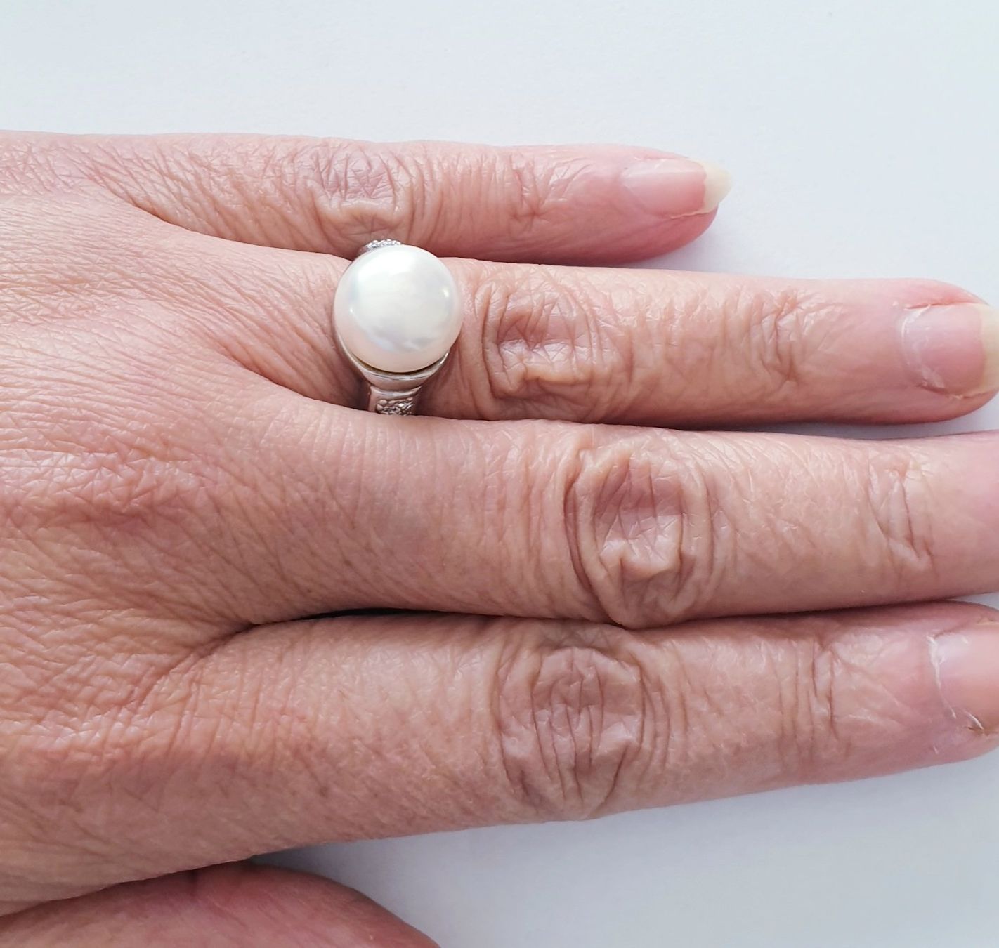Anelli: Silberring 925 mit Echt Perlen, makellos & elegant - Neu – Nuovo e nell'imballaggio originale da Uetikon am See venduto da Coralreef 7
