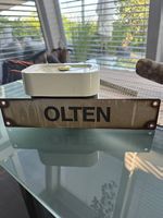 Original SBB Zuglaufschild OLTEN