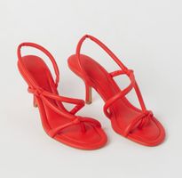 H&M T.40 Neuf! Sandales Rouge!