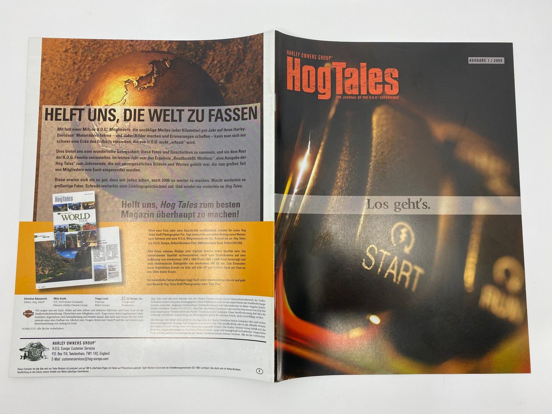 Riviste & Magazine: Harley Owners Group HOG Magazine  HogTailes 2006 – Usato da Langwiesen venduto da Restposten-24 1