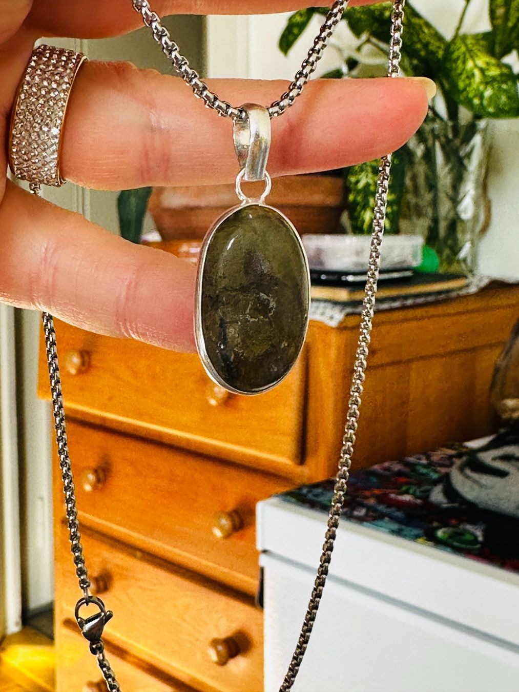 Catenine: Labradorite necklace – Nuovo e nell'imballaggio originale da Genève venduto da AGBERG 7