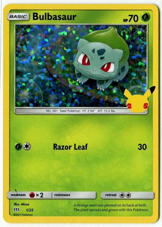 Bulbasaur / Bisasam Holo McDonald's Promo 2021 Kaufen auf Ricardo