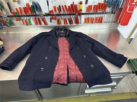 Tommy Hilfiger Wollmantel dunkelblau