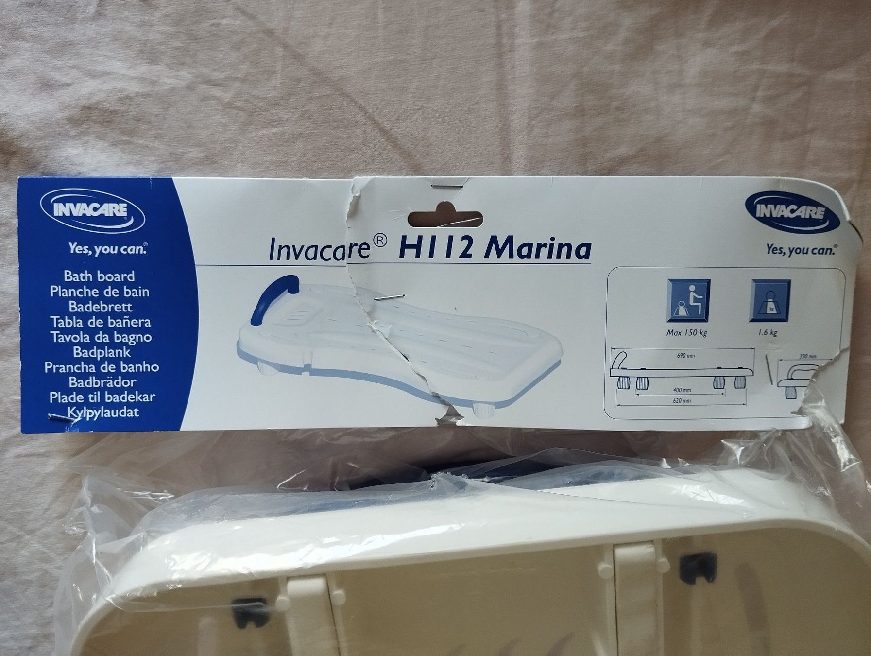 Attrezzature mediche: Planche de bain - poignée / Invacare Marina H112 – Nuovo e nell'imballaggio originale da Chêne-Bougeries venduto da Migdalia 1