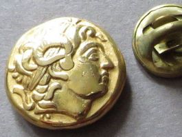 PIN ANTIKER KOPF ALEXANDER DER GROSSE ?