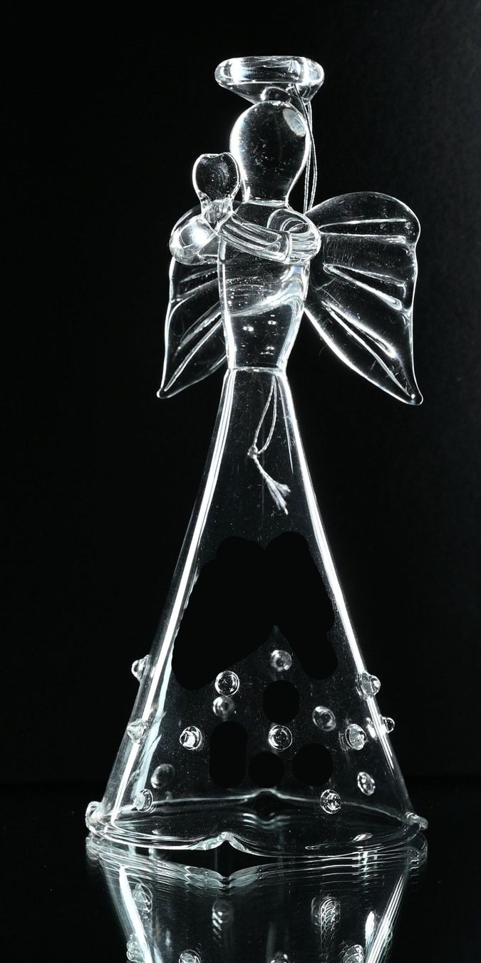 Figurines: Zwei Glasengel – D'occasion à Dürnten par pema28 3