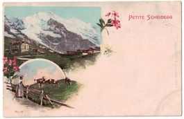 Petite Scheidegg, Kleine Scheidegg, Litho um 1900