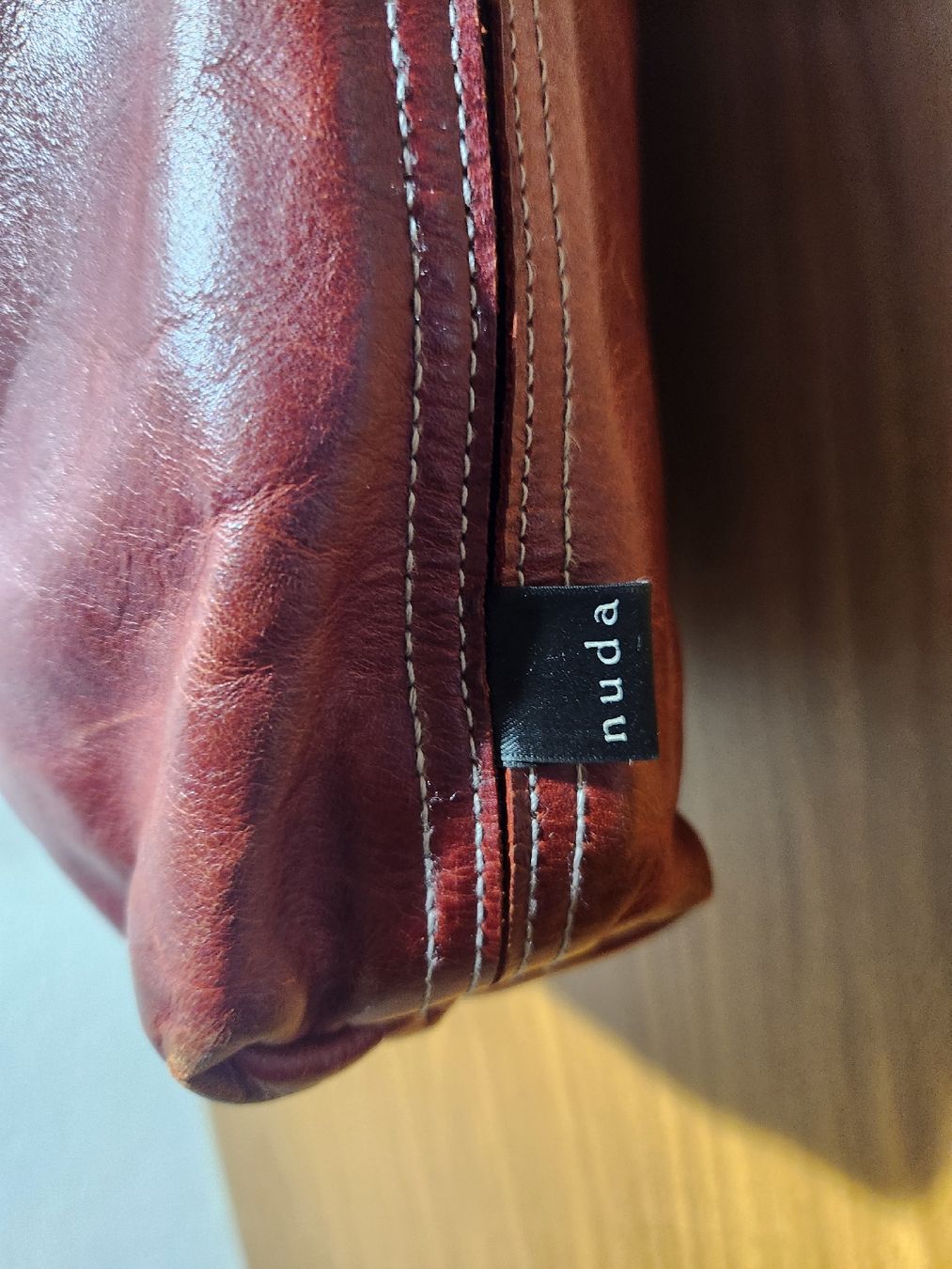 Taschen: Sac en cuir bordeaux marque Nuda  – Gebraucht aus Niedergösgen von Eva2410 3