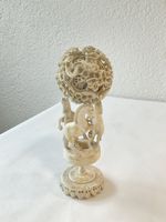 Ancienne boule puzzle chinoise (boule de canton), sculpté 