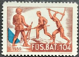 Soldatenmarken 2.WK, Füsilier Bat 104, weiss, Wi Inf 502