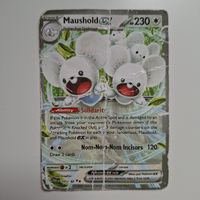 Maushold EX Pokémon Karte beschädigt 155/82