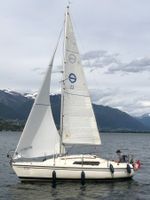 Segelboot Sunbeam 23 am Lago Maggiore