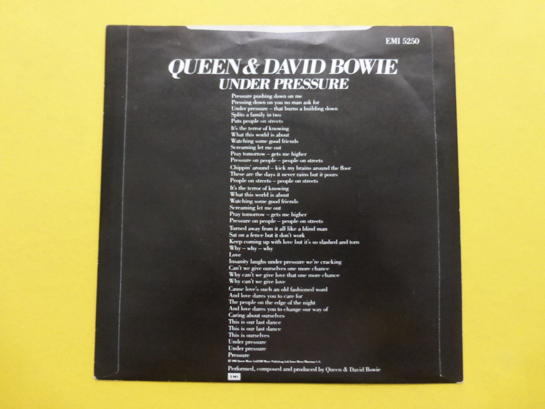 Dischi in vinile: Queen & David Bowie – Under Pressure – Usato da Zürich venduto da Swiss57 1