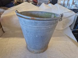 Kessel , Zuber, Zink  35L  23cm hoch  34cm Durchmesser