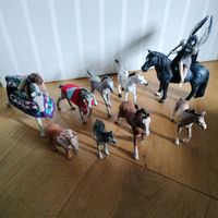 9 Schleich Figuren/Pferde 