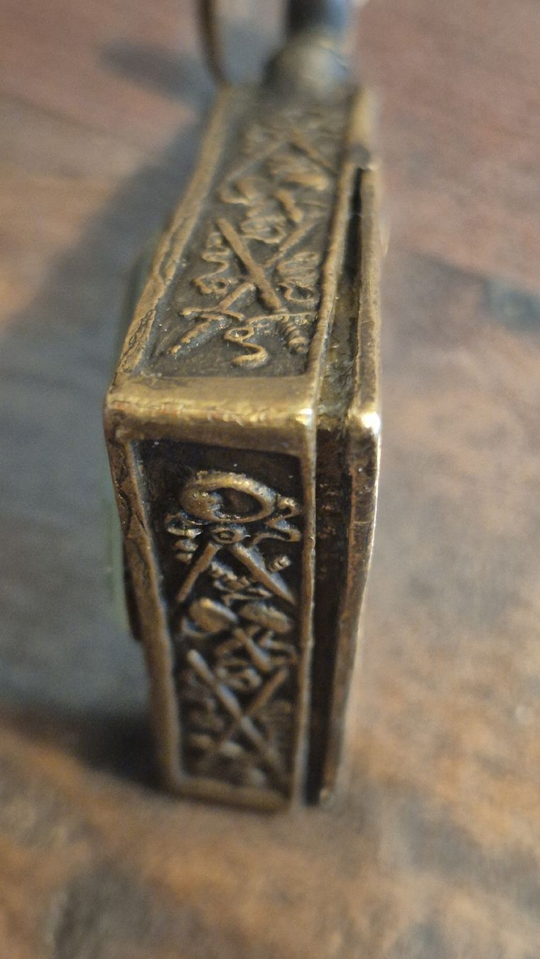 Orologi: Antik Masonic Hiram Triangle Uhr – Usato da Rämismühle venduto da beni0010 7