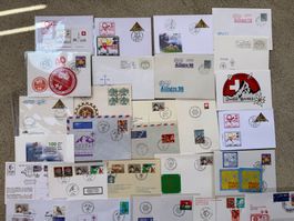 48 Pfadfinder Postkarten Briefe Sonderstempel der Schweiz
