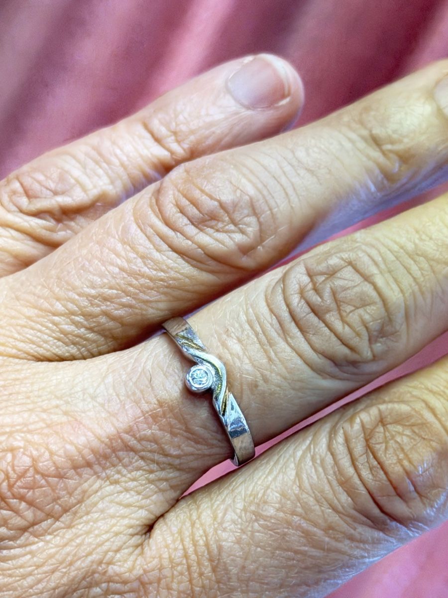 Anelli: Silberring mit Zirkonia – Usato da Donat venduto da troja007 1
