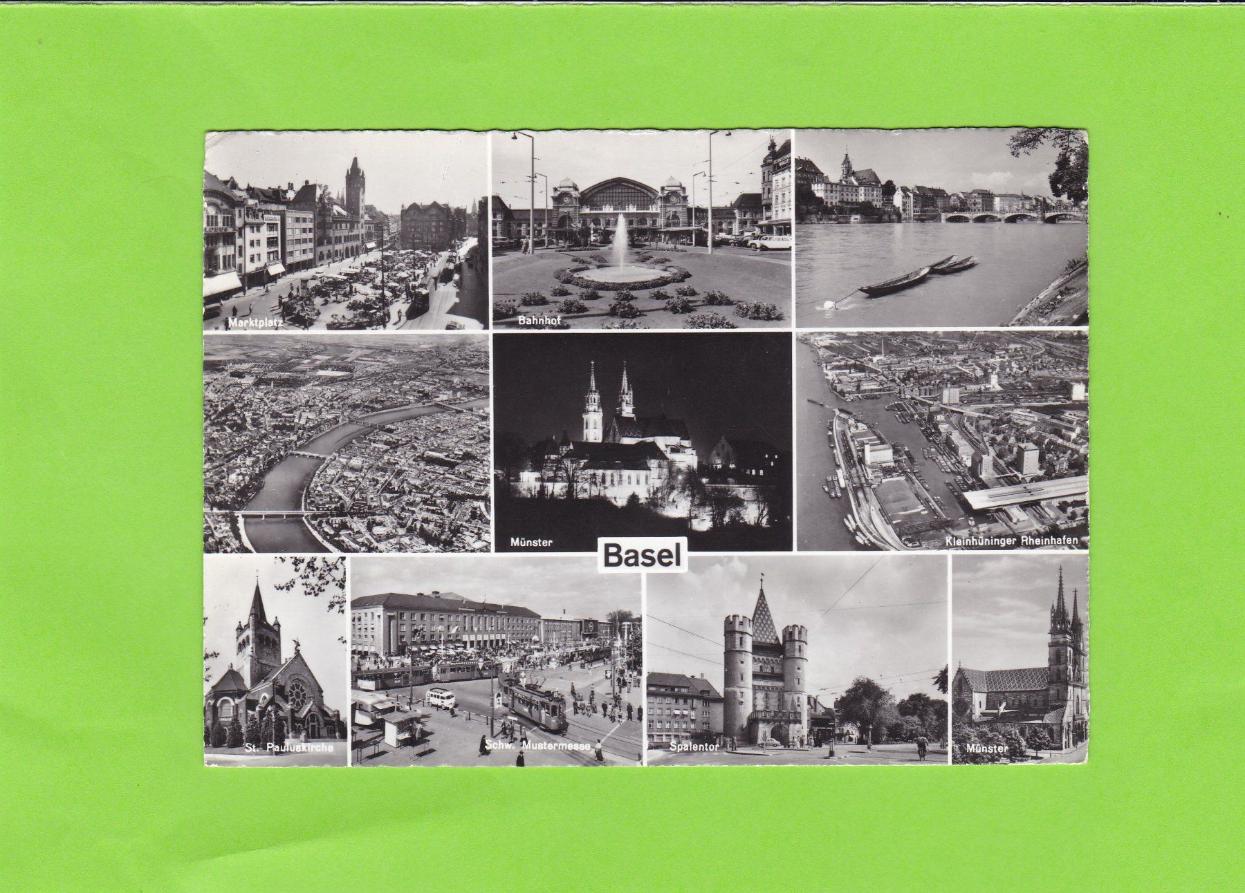 Cartoline postali: Basel – Usato da St. Peterzell venduto da neckertal