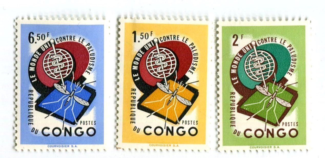 Tous les timbres: Briefmarken Kampf gegen Malaria. Kongo. – Neuf avec emballage d'origine à Basel par Butsch5