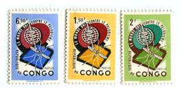 Briefmarken Kampf gegen Malaria. Kongo.