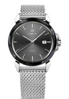 🇨🇭 Jowissa Uhr LeWy 3 Swiss Made Herrenuhr Schwarz NEU