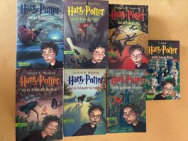 7 Harry Potter-Taschenbücher von J.K. Rawling