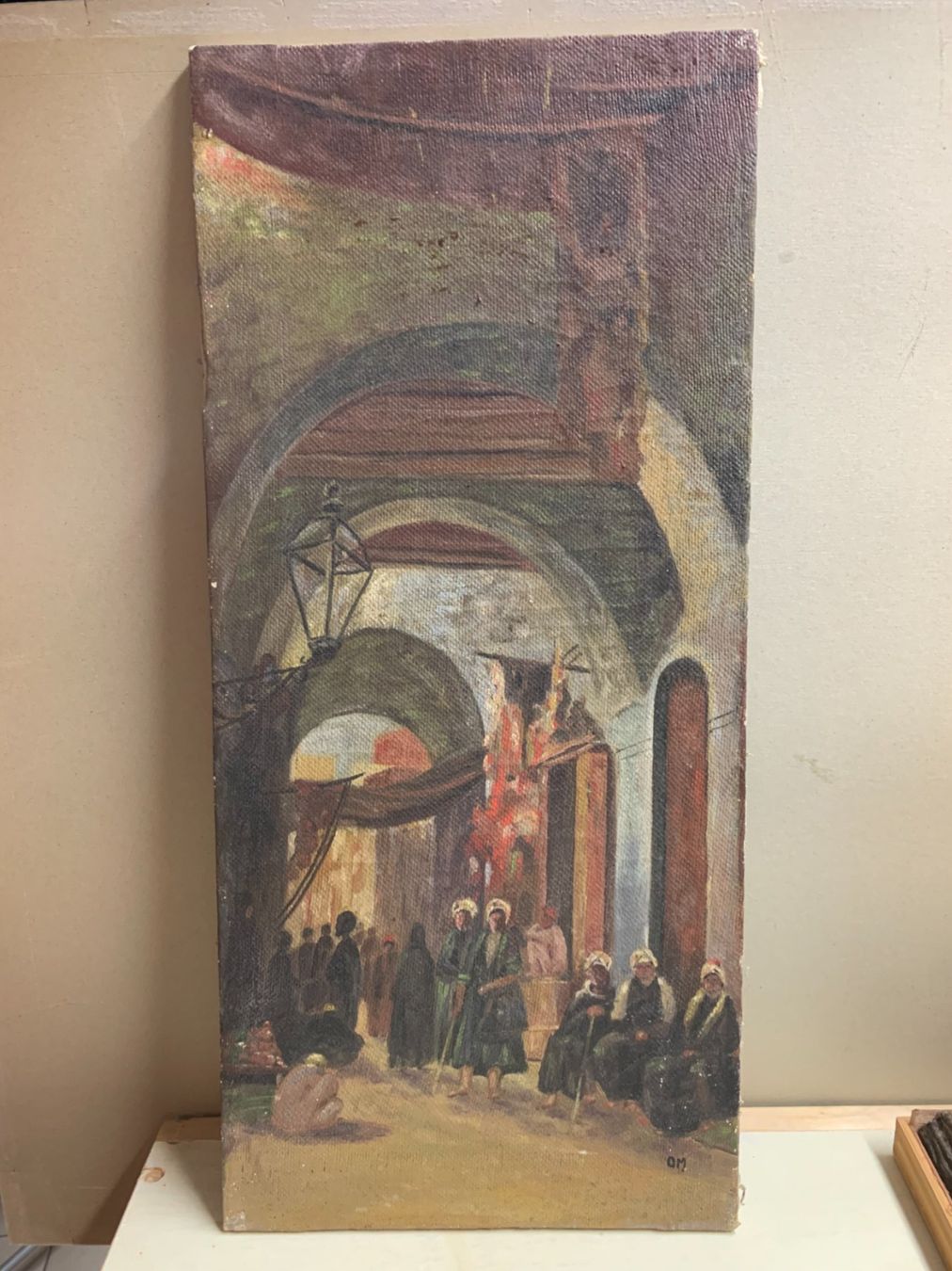 Tableaux: Quadro  siglato "OM" – D'occasion à Sorengo par 74in
