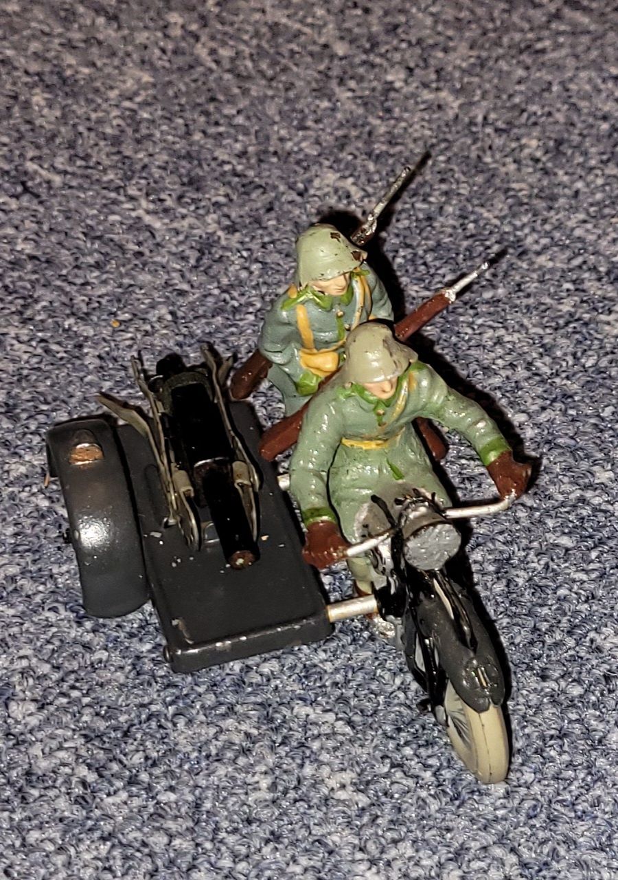 Elastolin Jouets: Lineol sidecar esercito Svizzero completo – D'occasion à Lugano par Collezionismo59