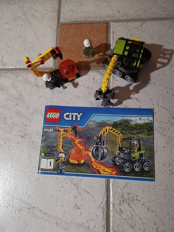 Baukästen: Lego 60123 Vulkan-Versorgungshelikopter – Gebraucht aus Kirchberg BE von sonne88 1