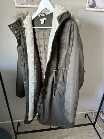 Schwangerschaftsjacke H&M, Khaki, Gr. M/38, 40